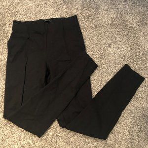 Pleated Cotton Leggings